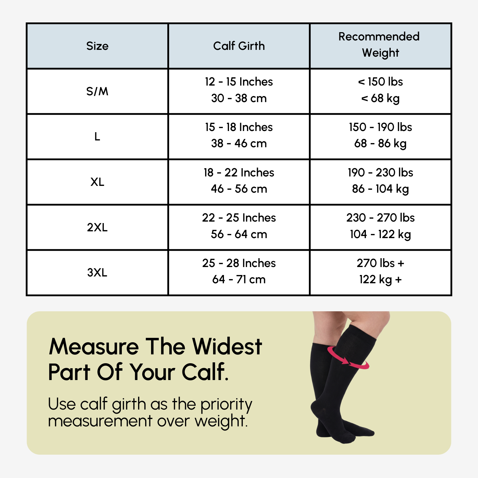 Wide Compression Socks for Heavy, Aching Legs